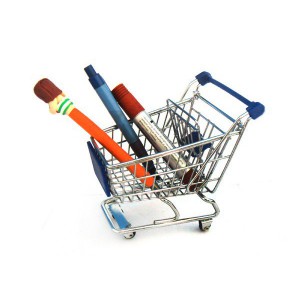 Mini Shopping Cart Desk Organizer Wannaspend